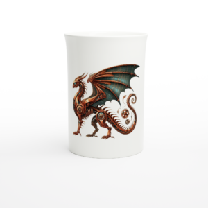White 10oz Porcelain Slim Mug