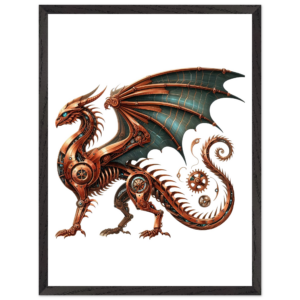 Premium Wooden Framed Poster With Premium Matte Paper