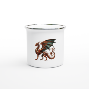 White 12oz Enamel Mug