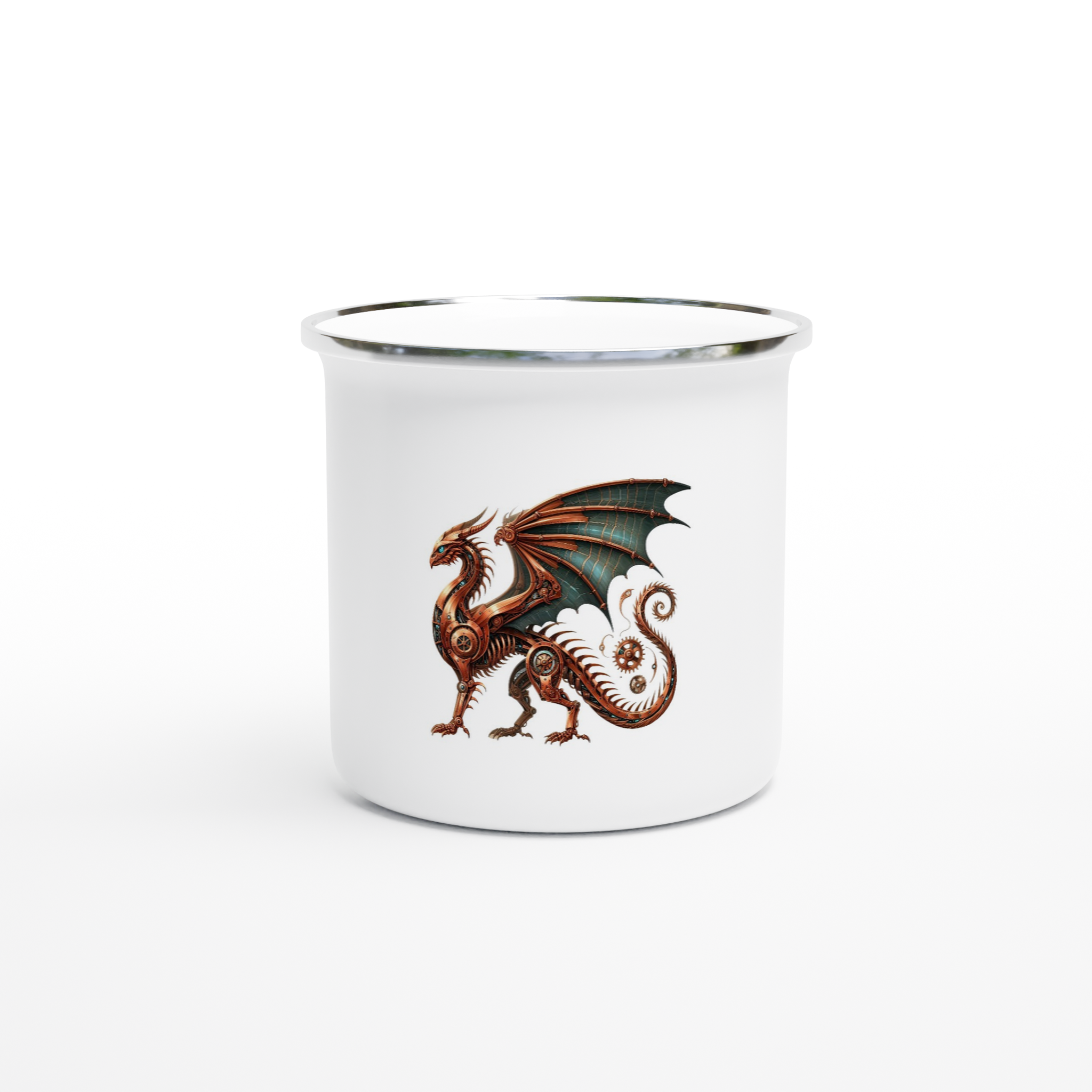 White 12oz Enamel Mug