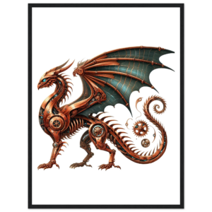 Premium Semi-Glossy Paper Wooden Framed Poster