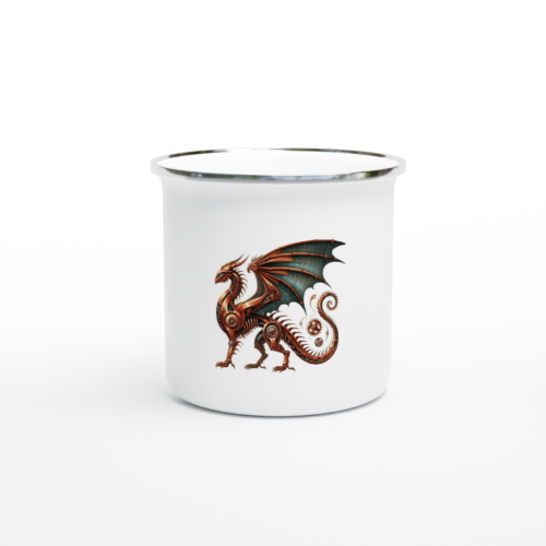 White 12oz Enamel Mug